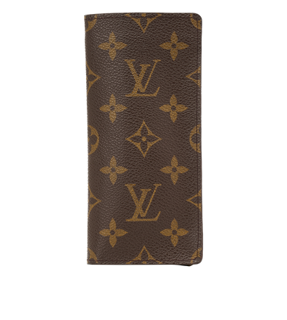 Louis Vuitton Glasses Case, &pound;150, Accessories, Brown, Canvas, Front view